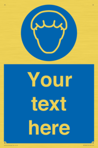 Custom Hair protection must be worn